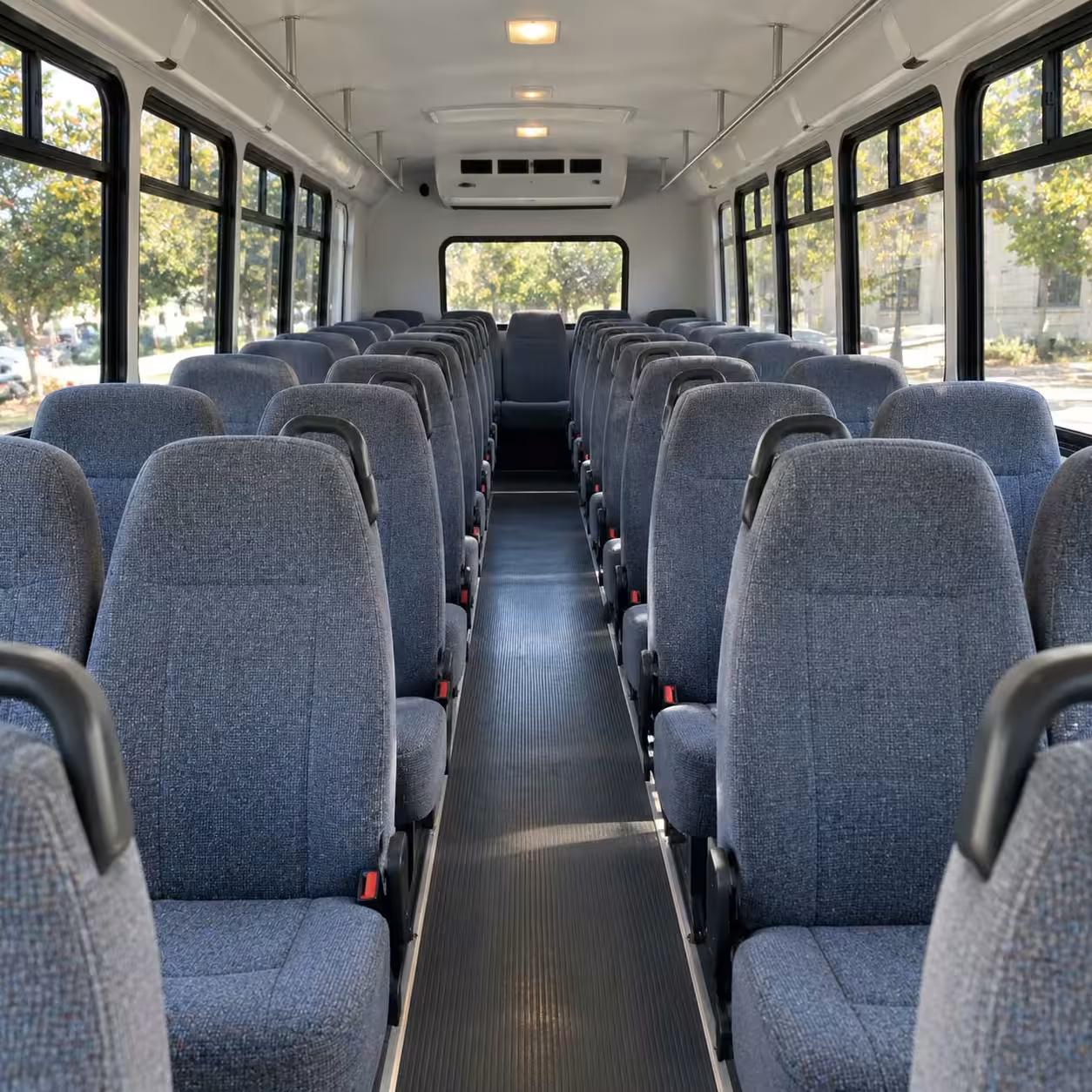 25 passenger minibus interior