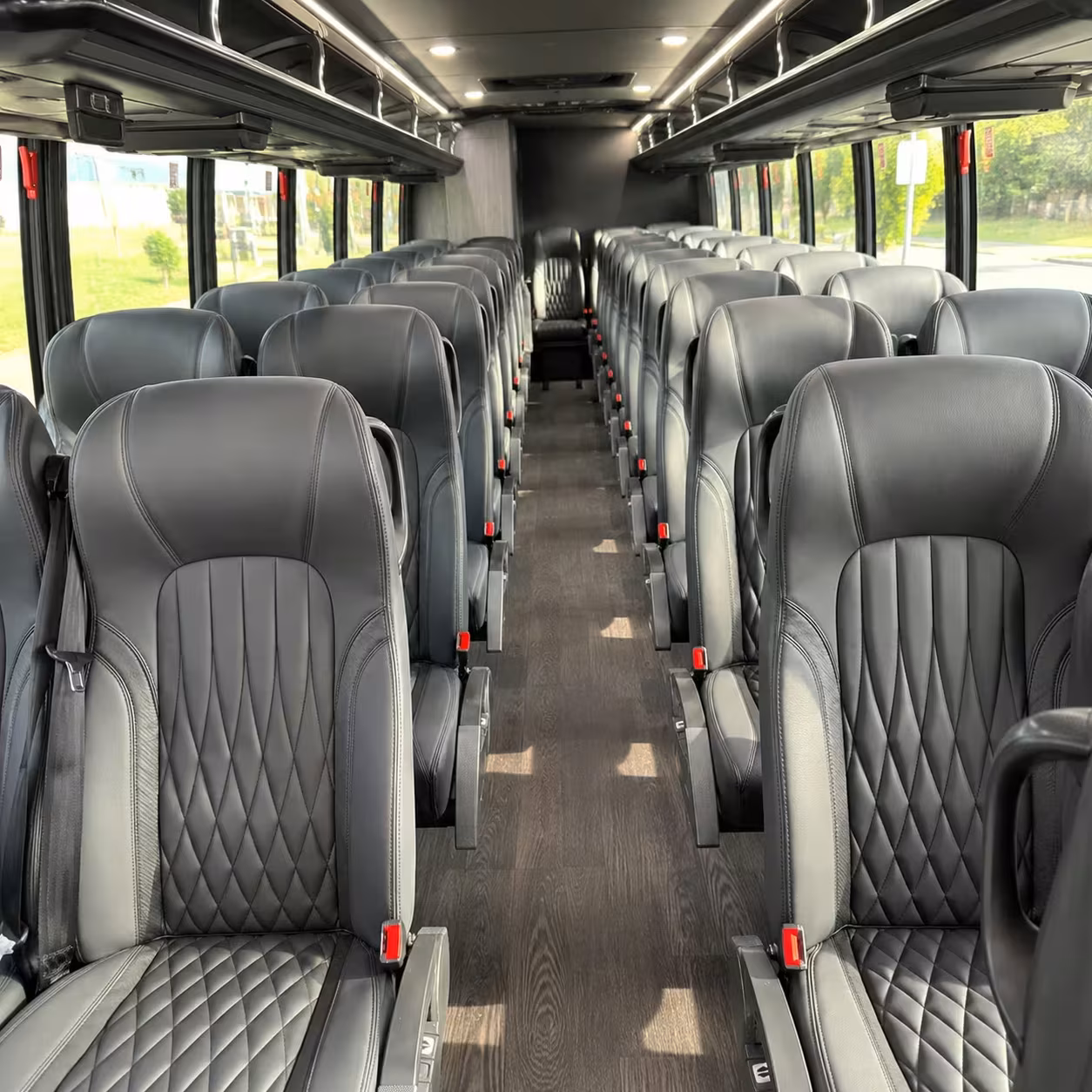 28 passenger minibus inside