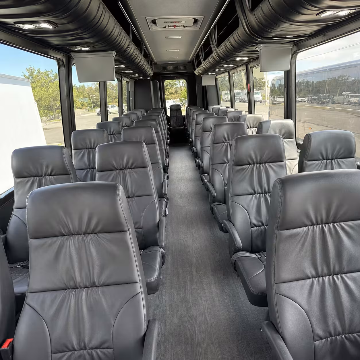 28 passenger minibus interior
