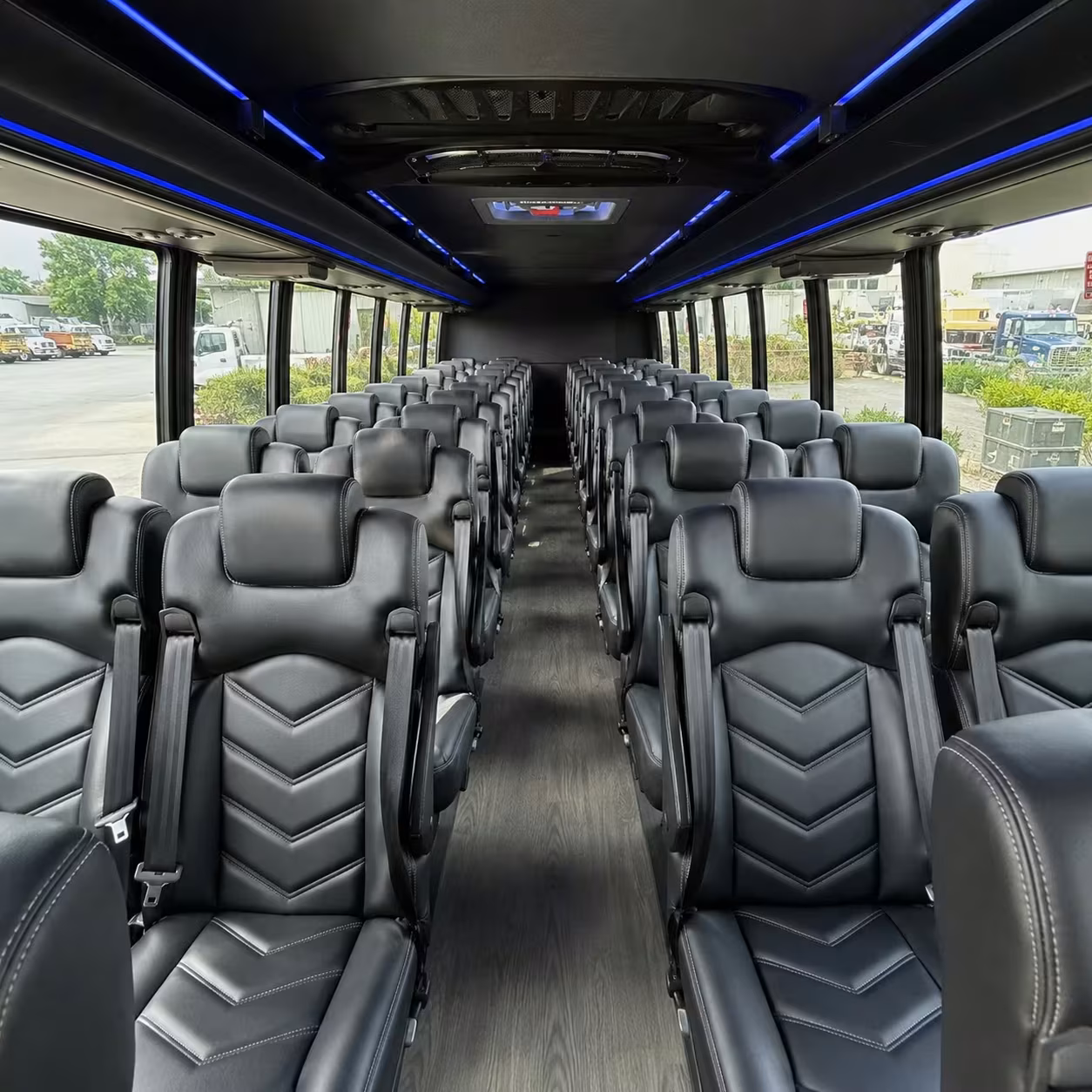 30 passenger minibus inside