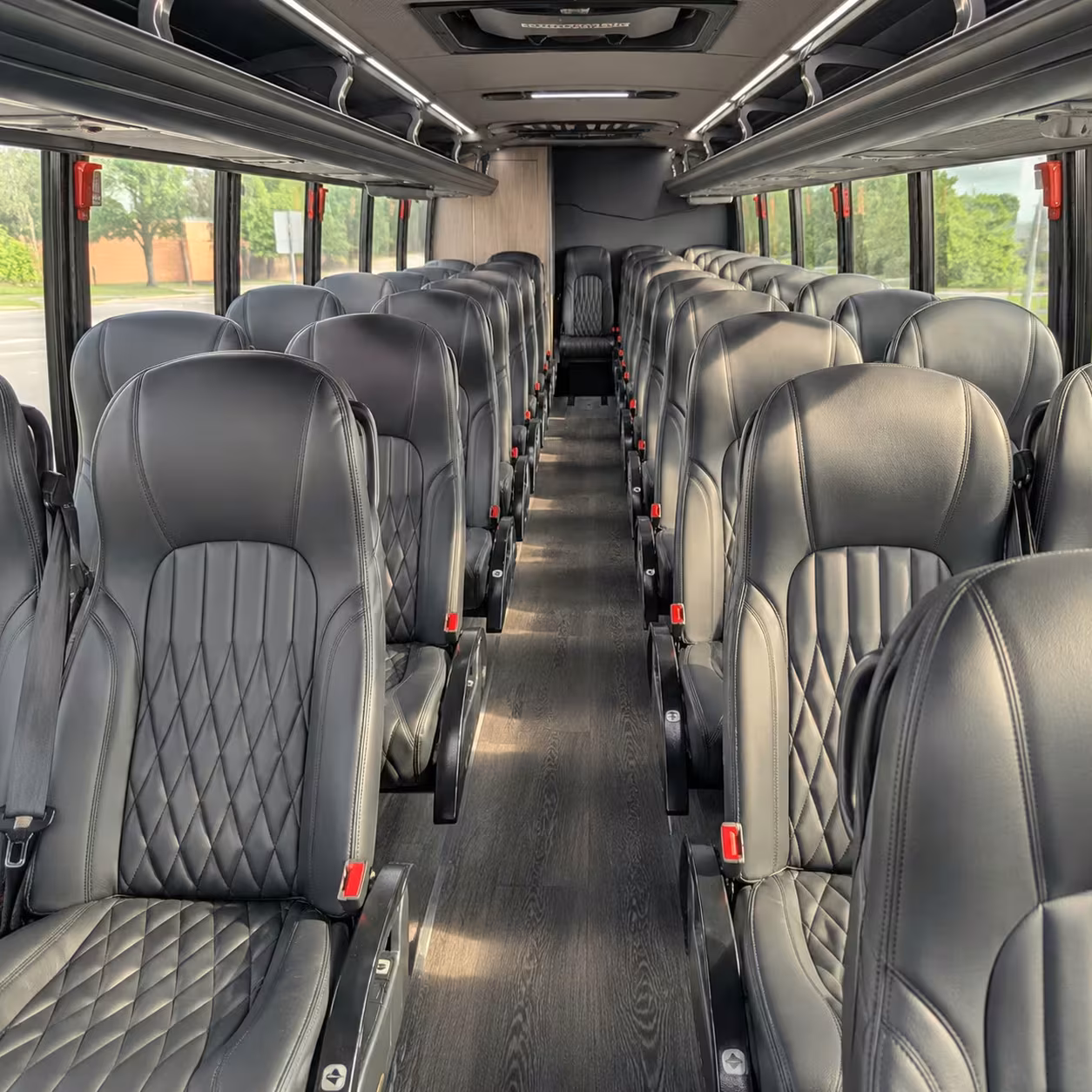 30 passenger minibus interior