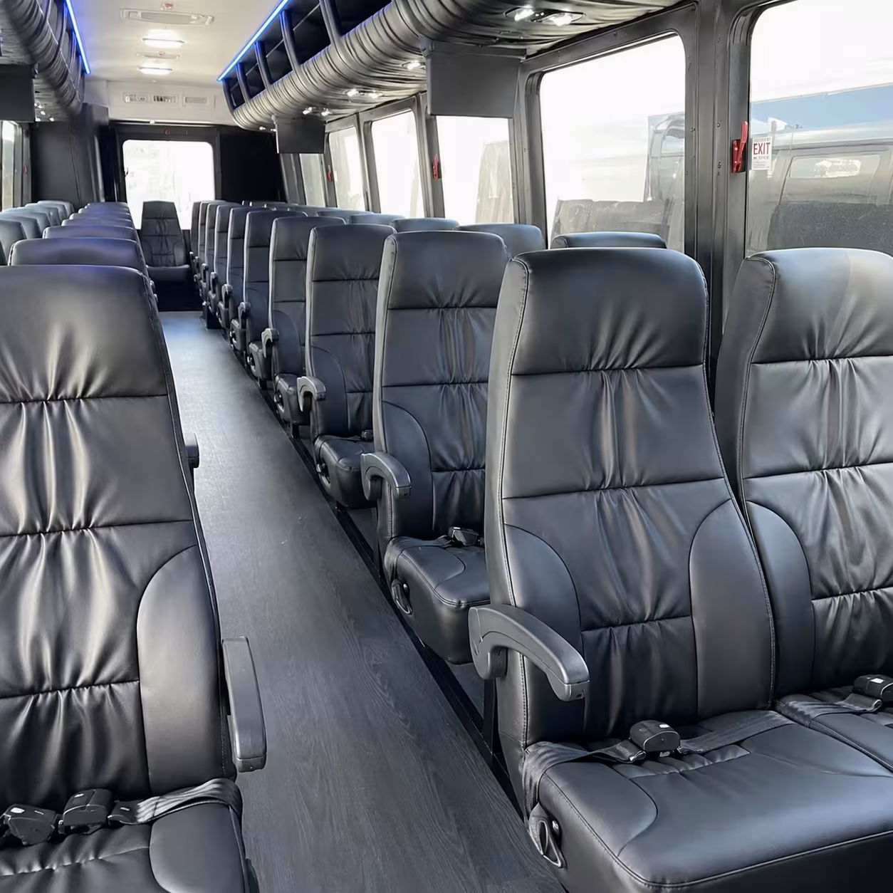 35 passenger minibus inside