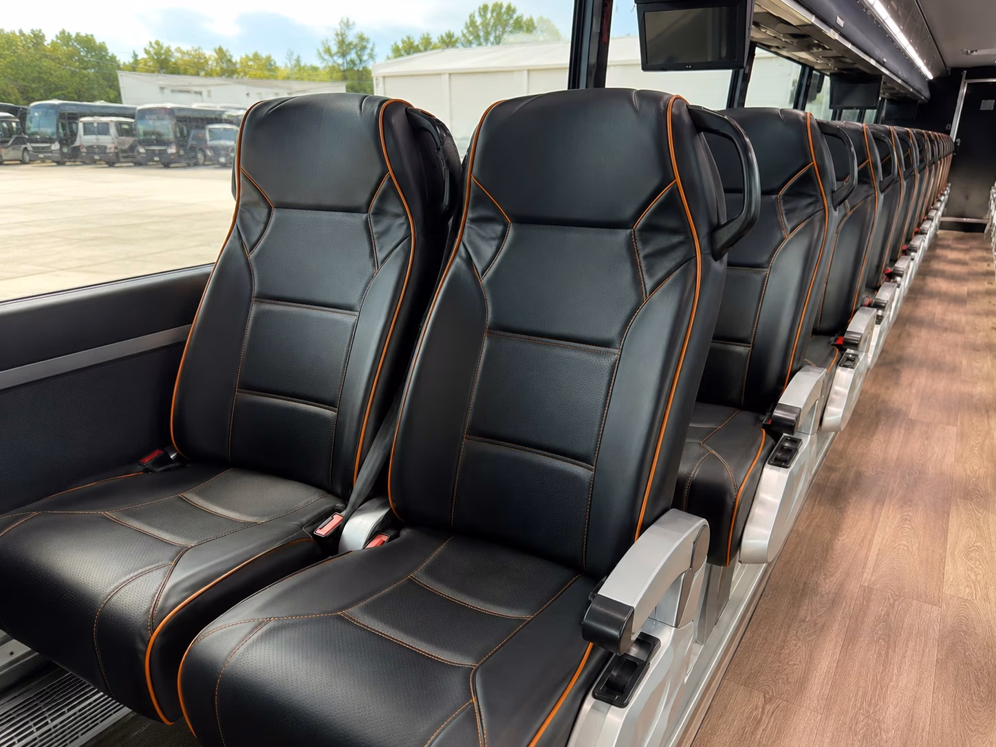 charter bus rentals for blue ridge parkway weddings near roanoke
