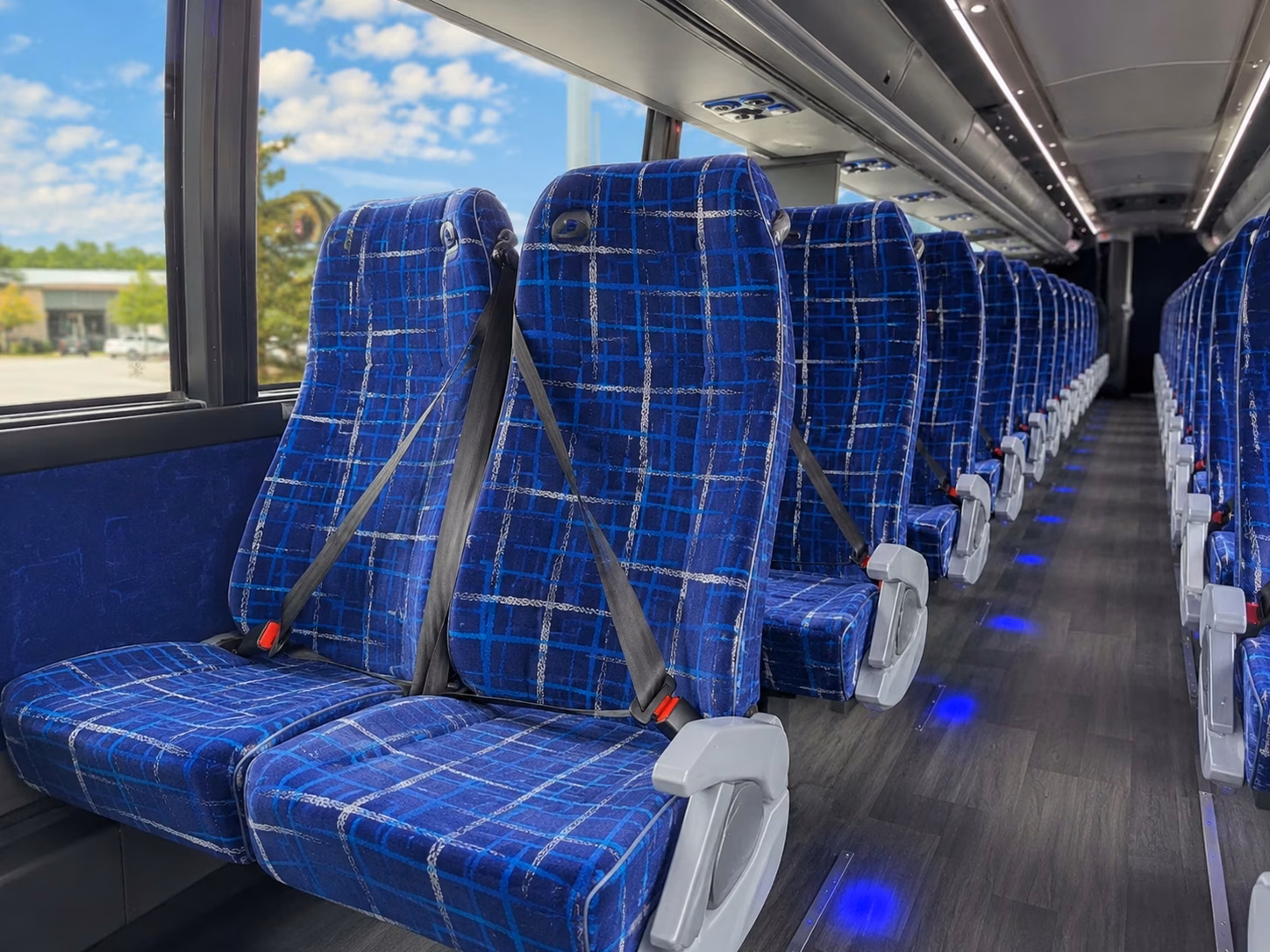 roanoke charter bus interior