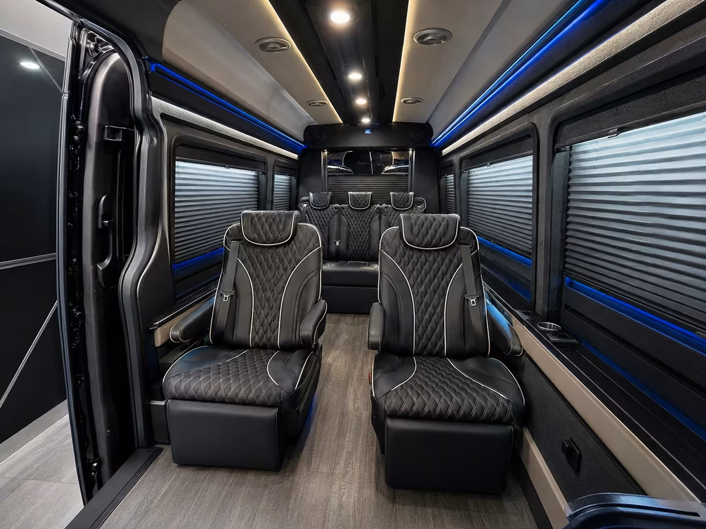 sprinter van with driver interior