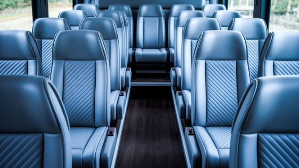 28 passenger minibus interior