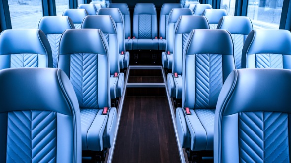 roanoke 15 passenger minibus interior