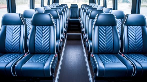 roanoke 18 passenger minibus inside