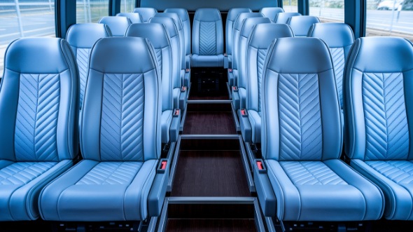 roanoke 18 passenger minibus interior