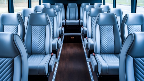 roanoke 25 passenger minibus interior