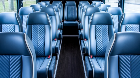 roanoke 30 passenger minibus interior